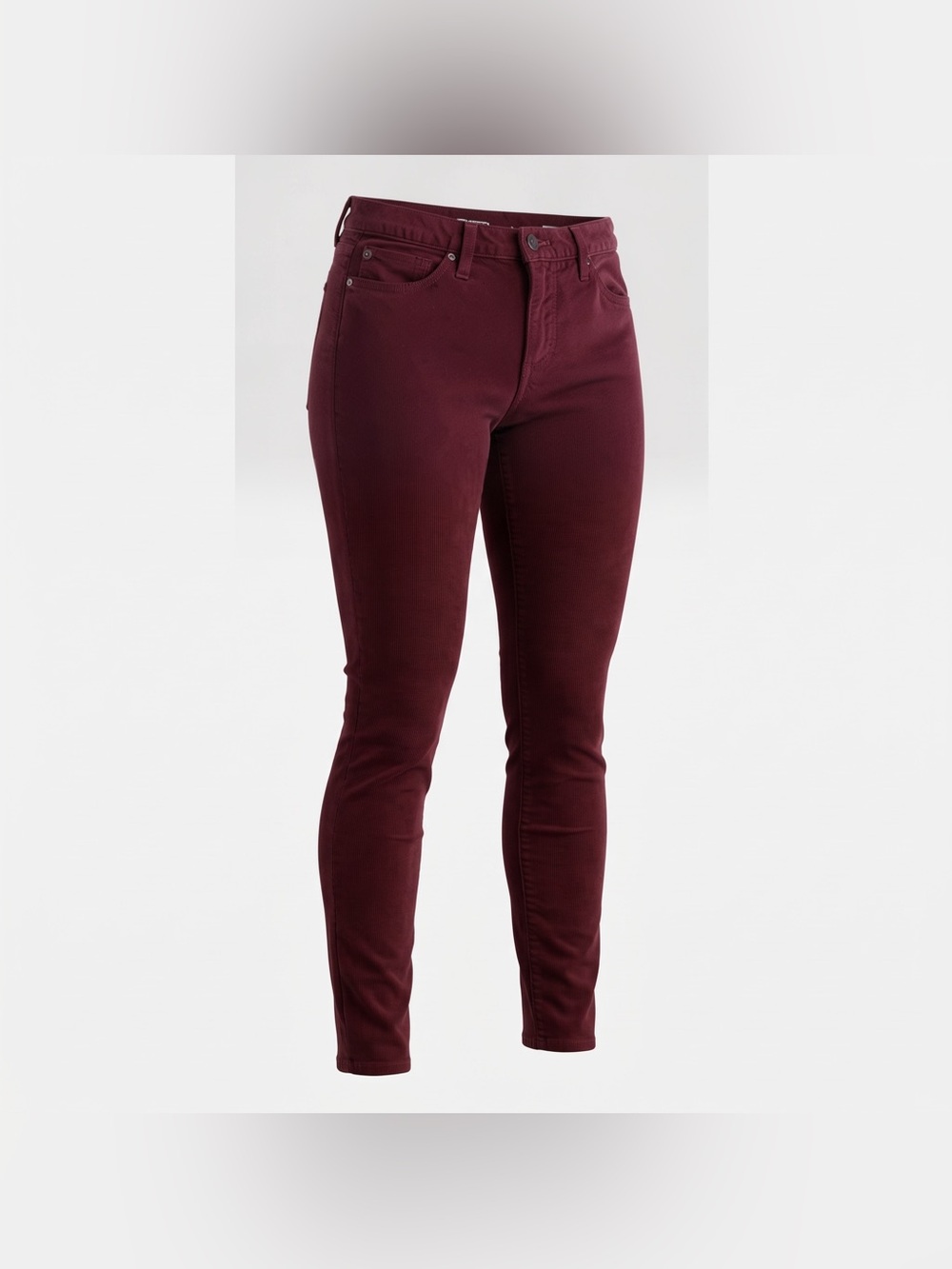 AG Adriano Goldschmied Velvet Wine Skinny Jeans - Size 25R, Like New